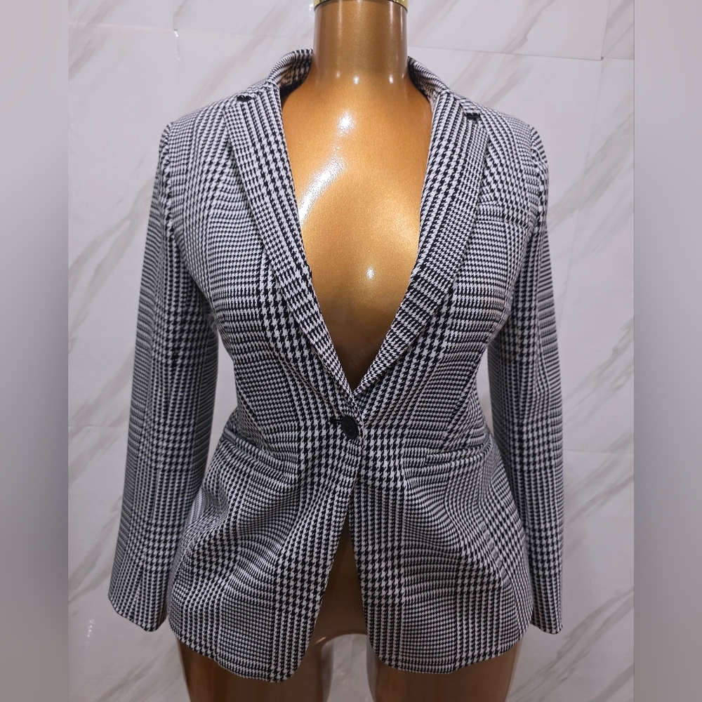 Banana Republic Houndstooth Blazer Suit Jacket Like New Barely used